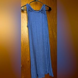 MAX STUDIO Blue Long Lightweight Dress